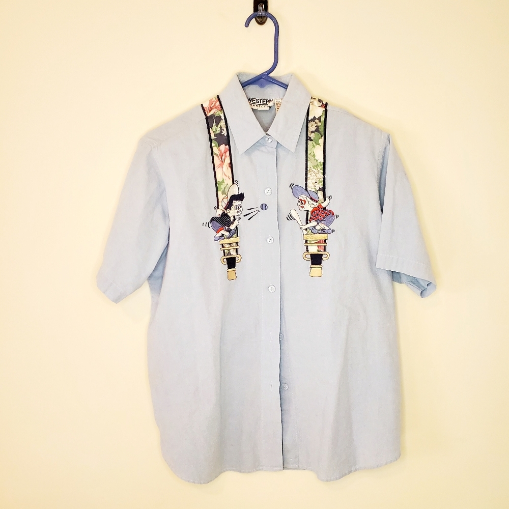 Vintage embroidered shirt